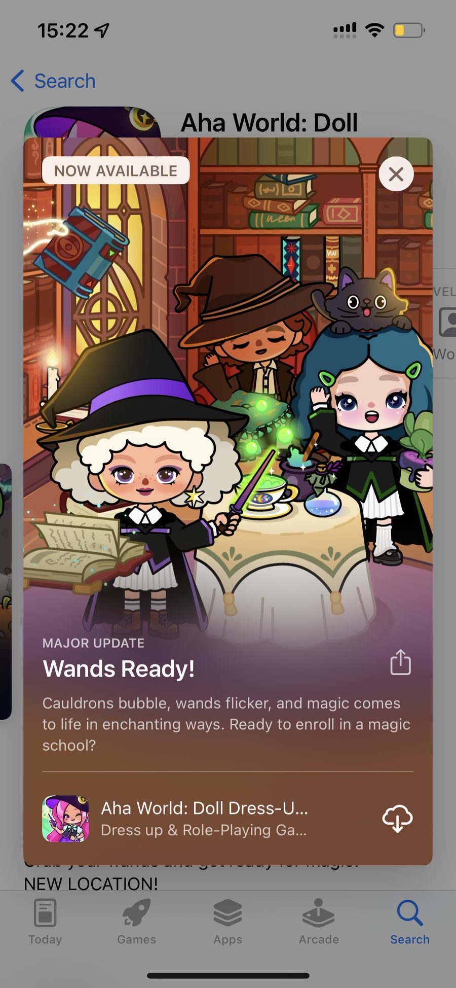 App Store event card: Wands Ready!