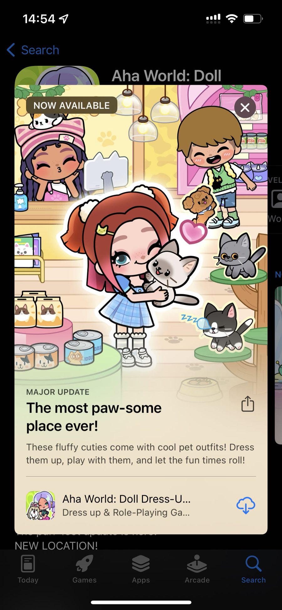 App Store event card: The most paw-some place ever!