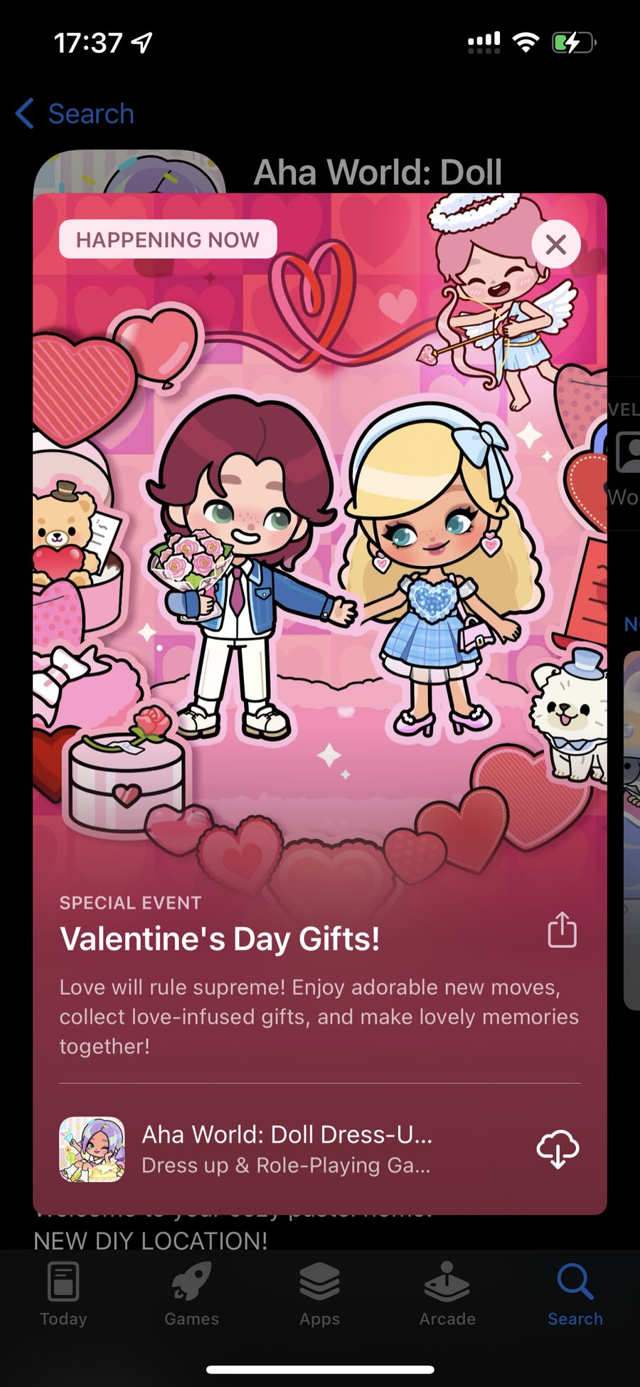 App Store event card: Valentine's Day Gifts!